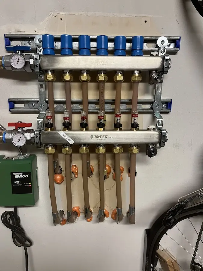 Plumber performing Leak Detection at a residential property in St. Clair